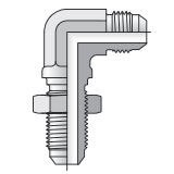 Triple-Lok 37 Flare JIC - Tube to Tube Bulkhead - 90 Elbow